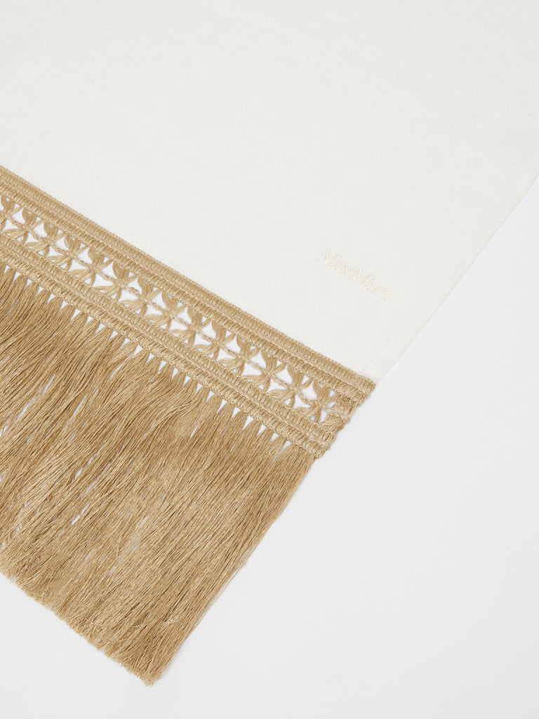 max mara linen yarn stole