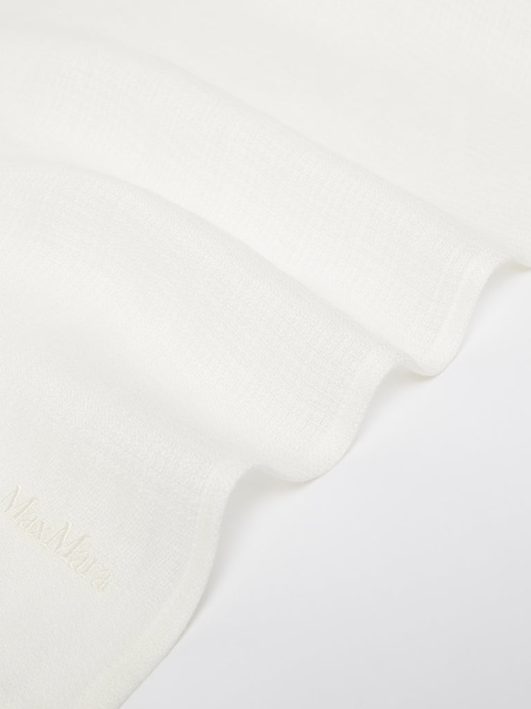 max mara linen yarn stole