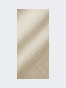 Jacquard Wool And Silk Stole for Women - Turtledove - Max Mara UAE