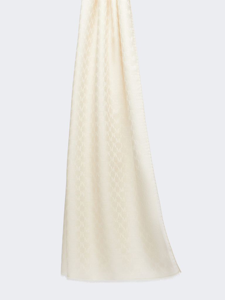 max mara jacquard wool, cotton and silk stole