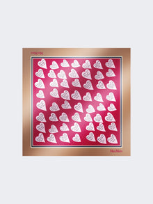 Printed Silk Scarf for Women - Beige - Max Mara UAE