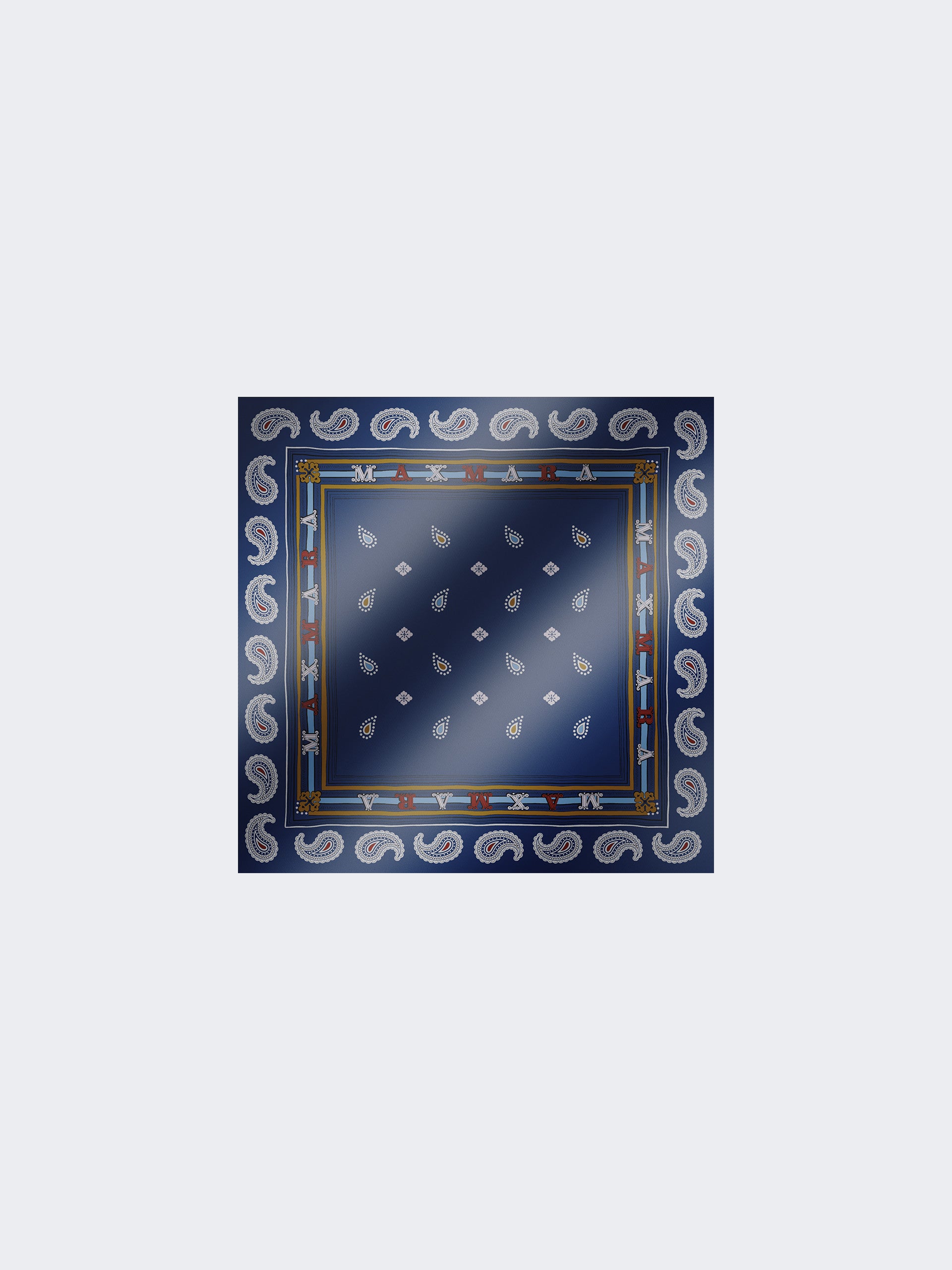 Printed silk twill pocket square