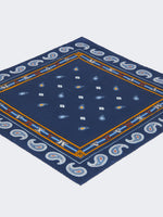 Printed silk twill pocket square