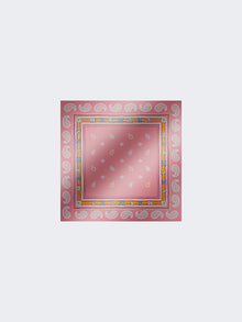 max mara printed silk twill pocket square for women
