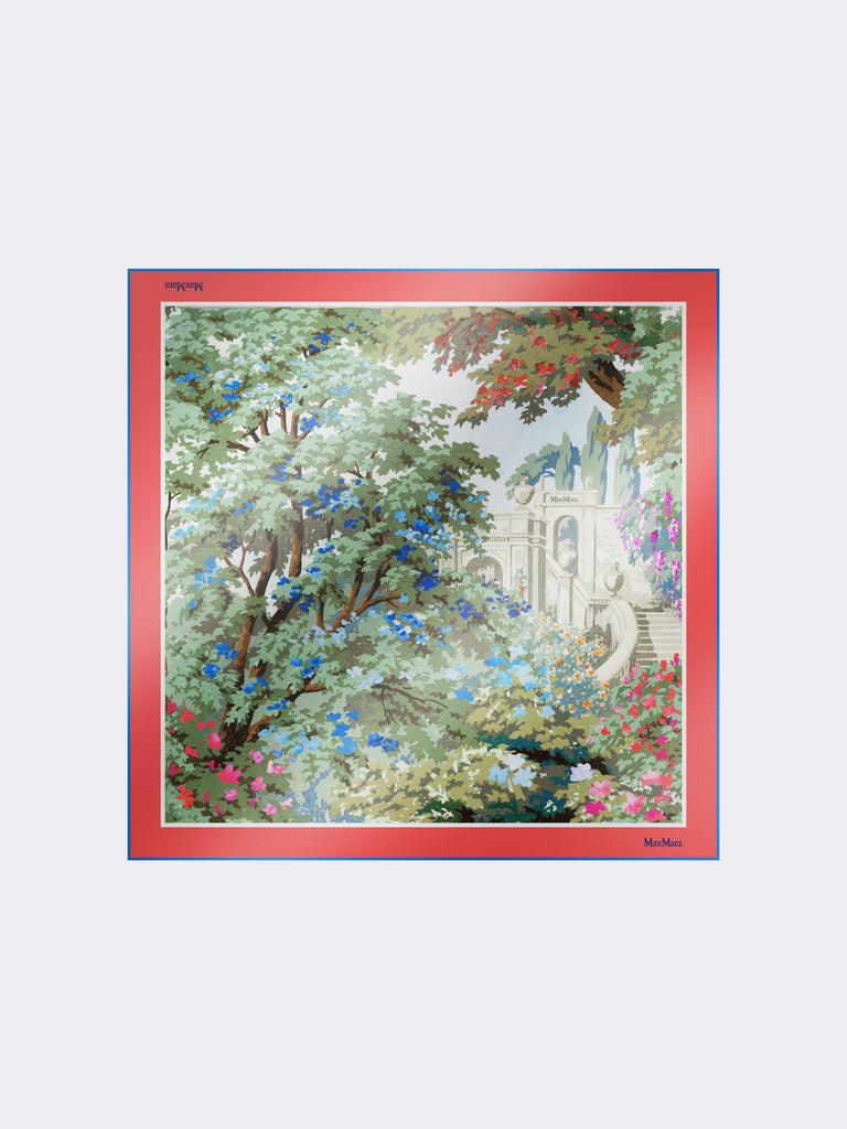 max mara printed silk foulard for women