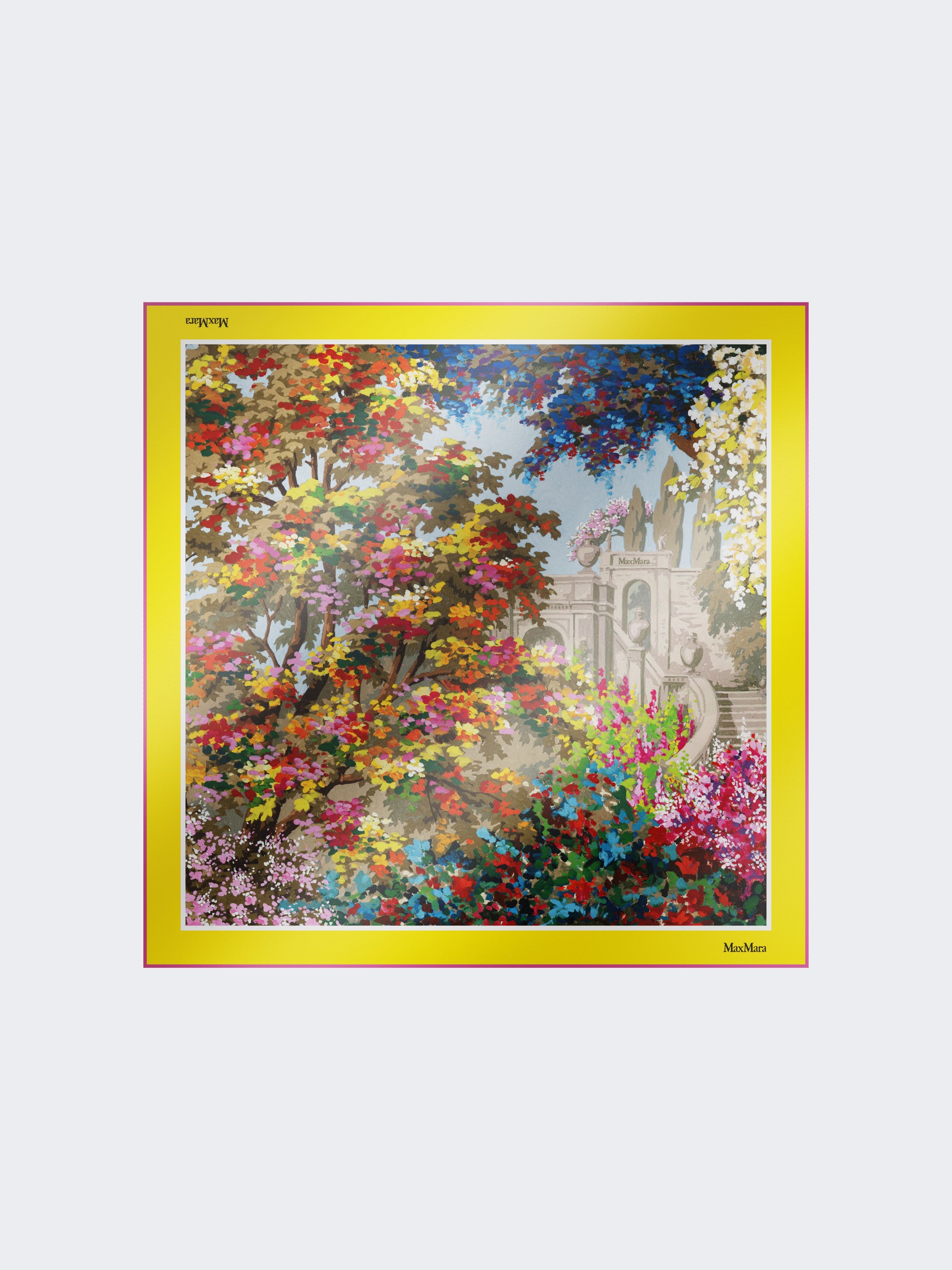 max mara printed silk foulard for women