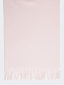 Embroidered And Fringed Cashmere Stole for Women - Pink - Max Mara UAE