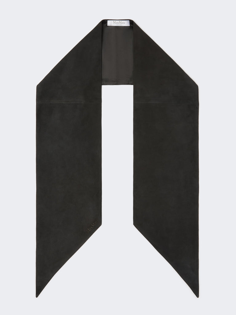 max mara suede scarf