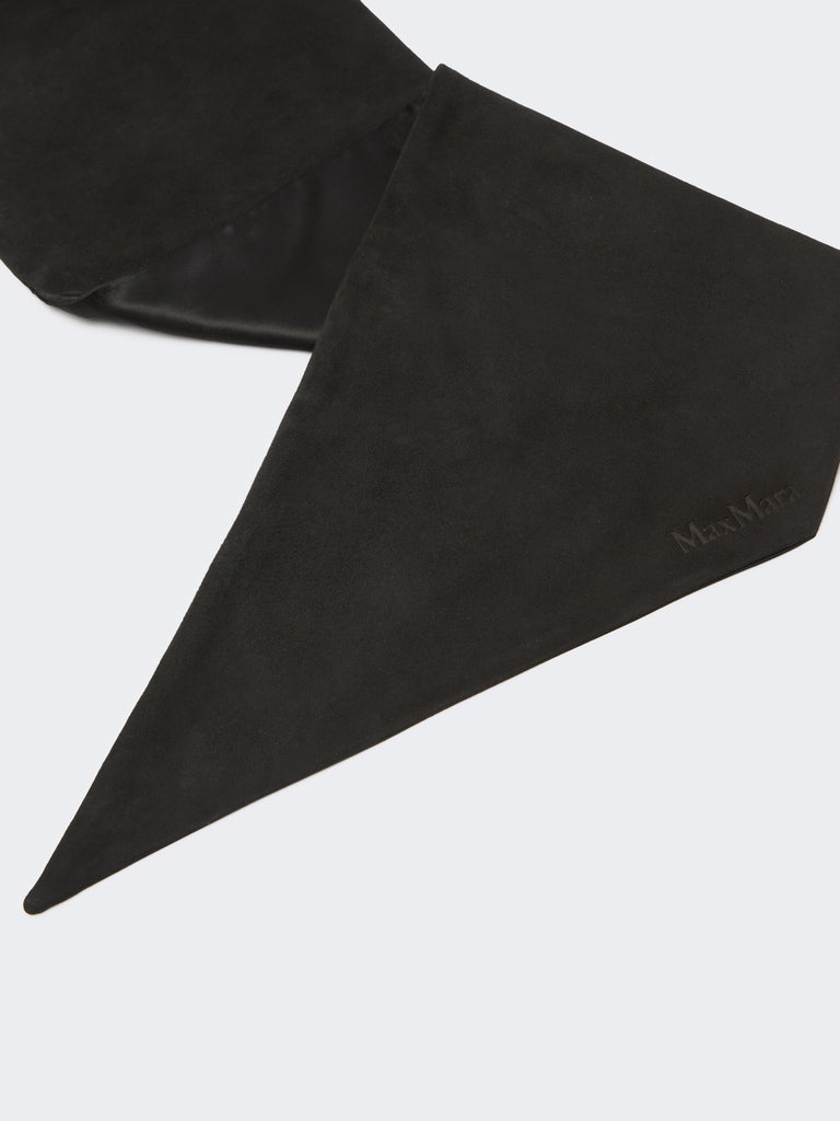 max mara suede scarf