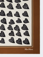 max mara printed silk twill scarf for women