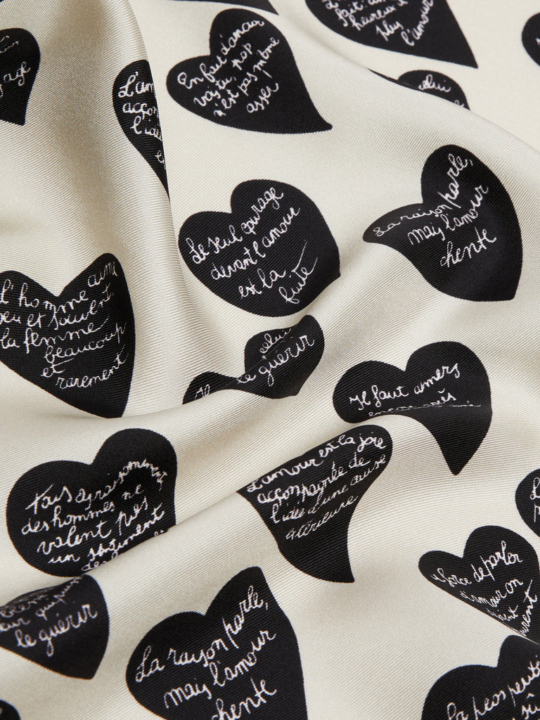 max mara printed silk twill scarf