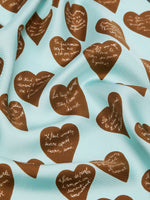 max mara printed silk twill scarf for women