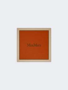 Printed Silk Pocket Square for Women - Orange - Max Mara UAE