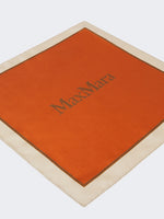 max mara printed silk pocket square for women