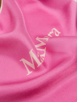 max mara printed silk pocket square for women