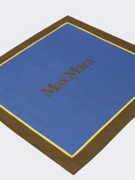 max mara printed silk pocket square for women