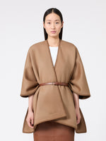 max mara double wool broadcloth cloak for women