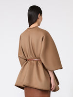 max mara double wool broadcloth cloak for women