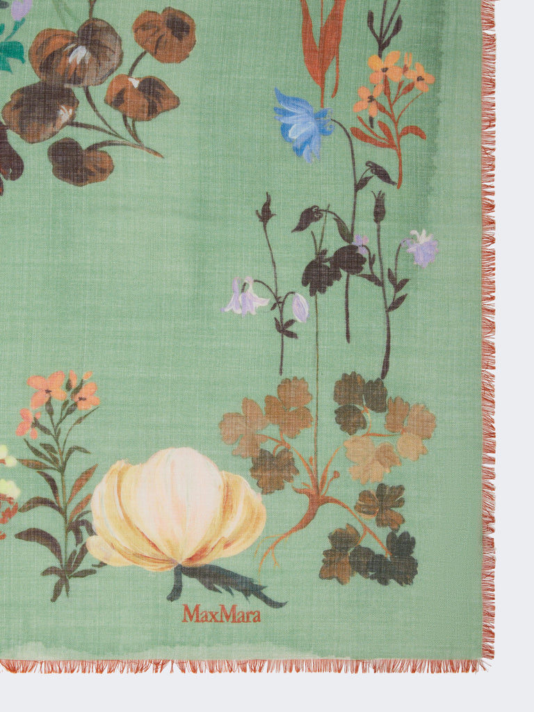 max mara wool and silk shawl
