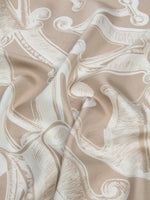 max mara printed silk twill oversized scarf for women