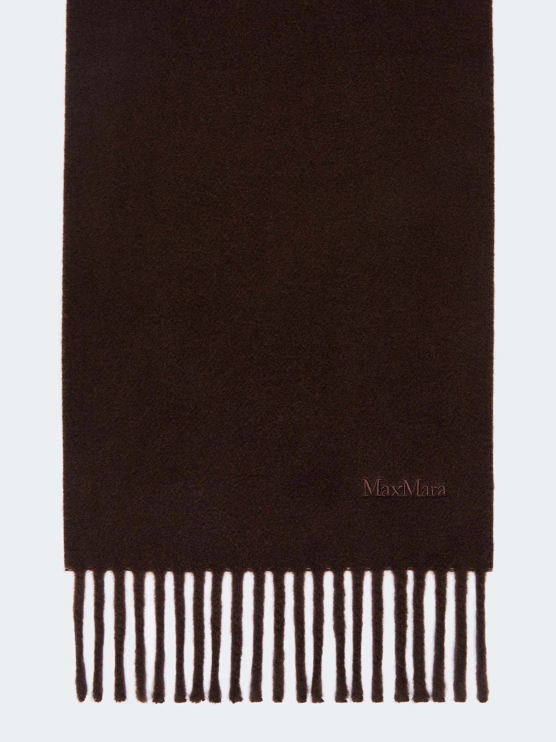 max mara yarn-dyed wool scarf for women