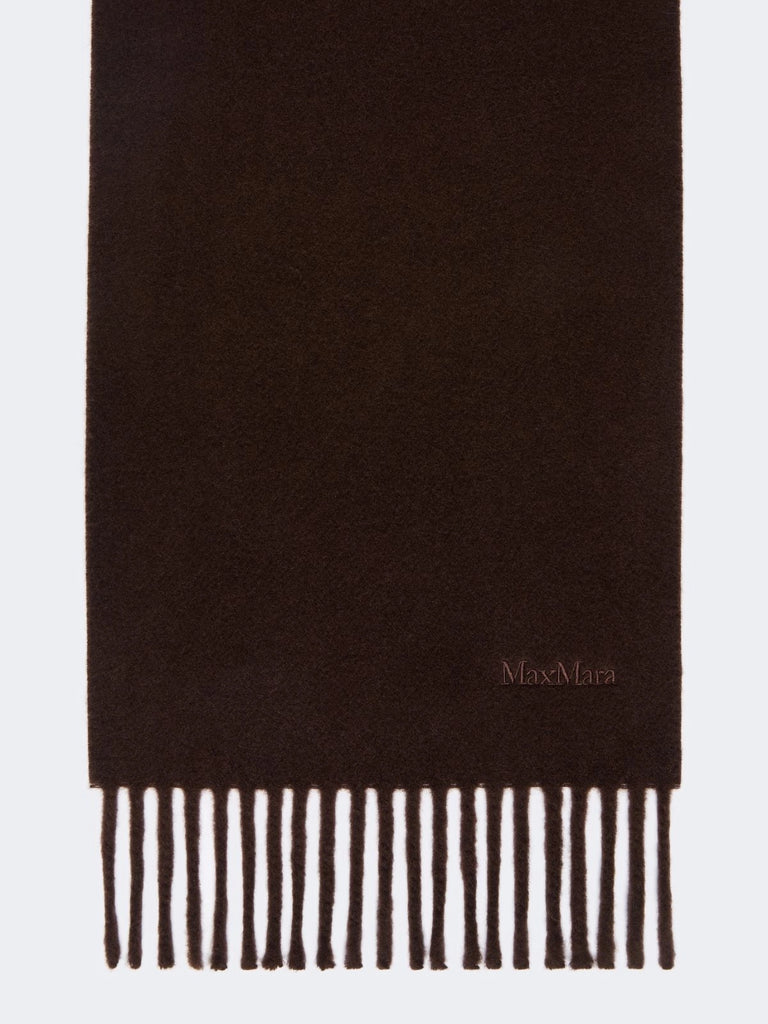 max mara yarn-dyed wool scarf