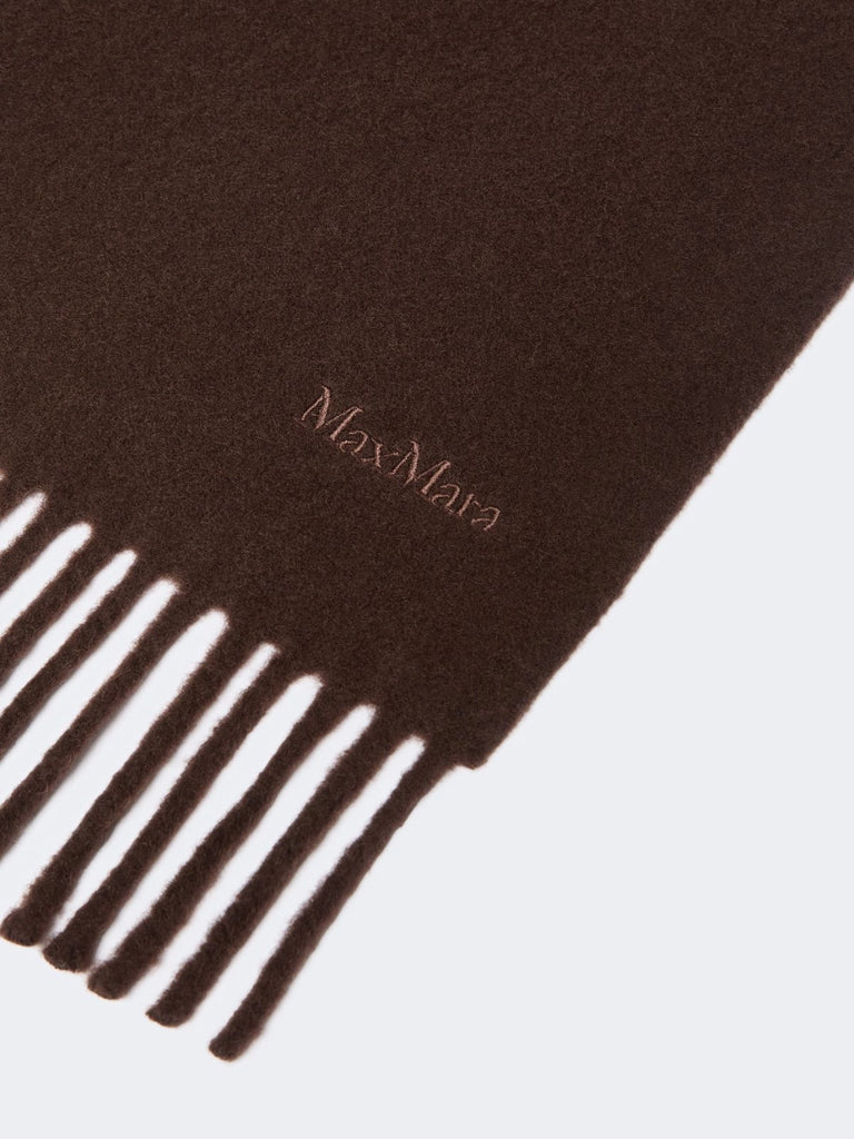 max mara yarn-dyed wool scarf