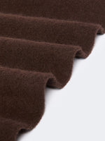 Yarn-dyed wool scarf