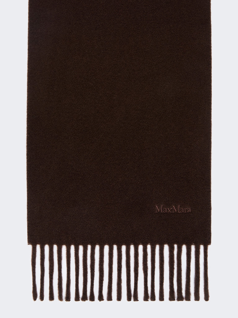 max mara yarn-dyed wool scarf
