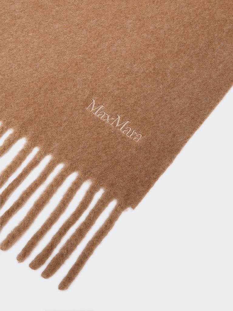 max mara yarn-dyed wool scarf