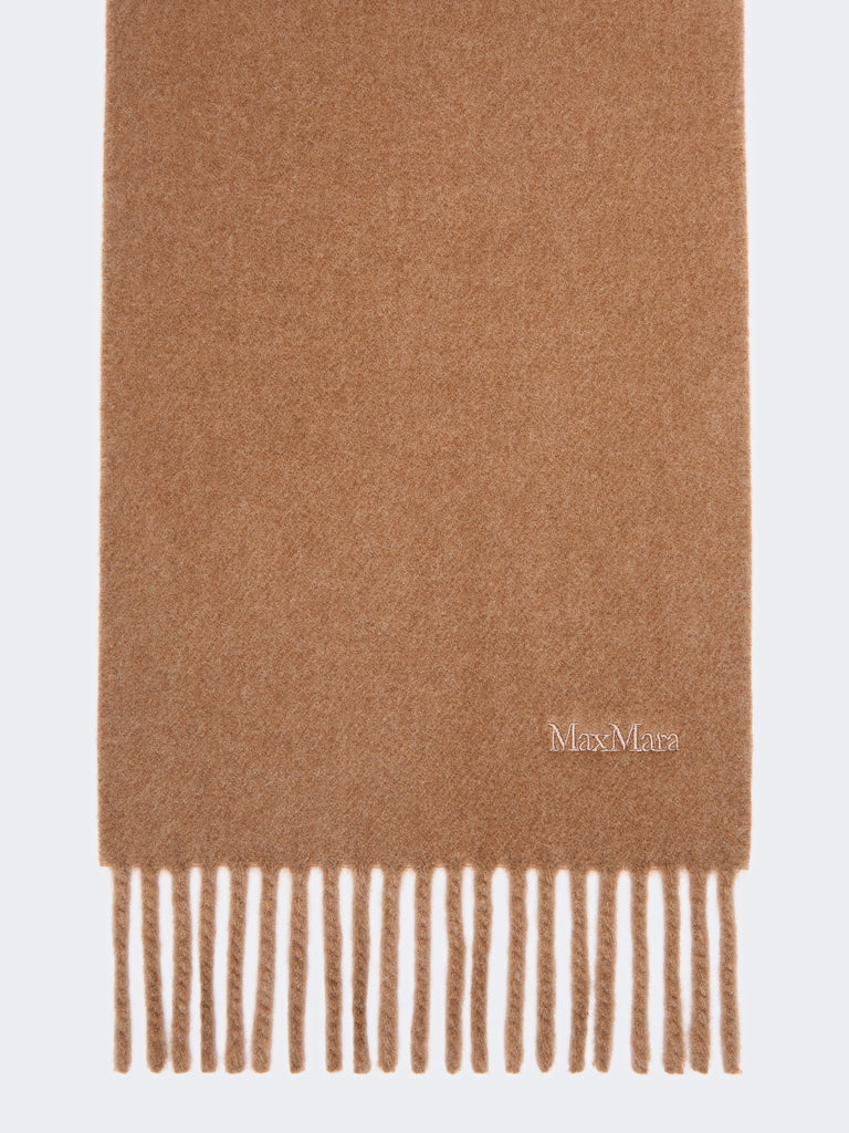 max mara yarn-dyed wool scarf