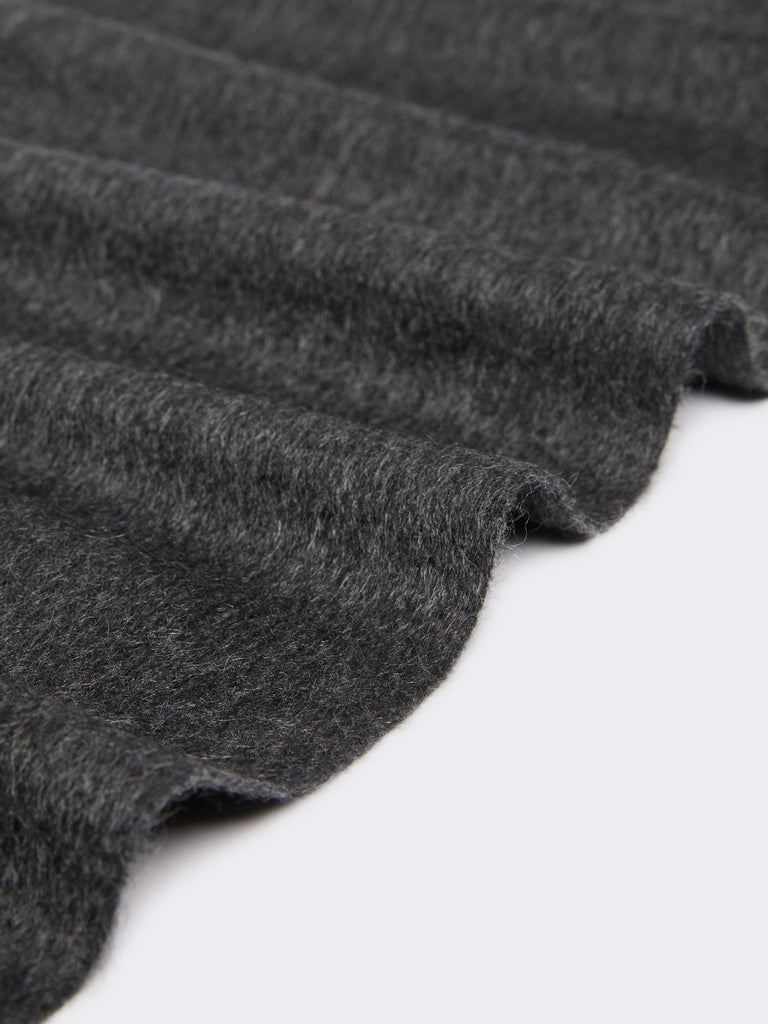 max mara cashmere stole with monogram embroidery