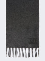 max mara cashmere stole with monogram embroidery for women