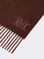 Cashmere stole with Monogram embroidery