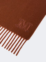 Cashmere stole with Monogram embroidery