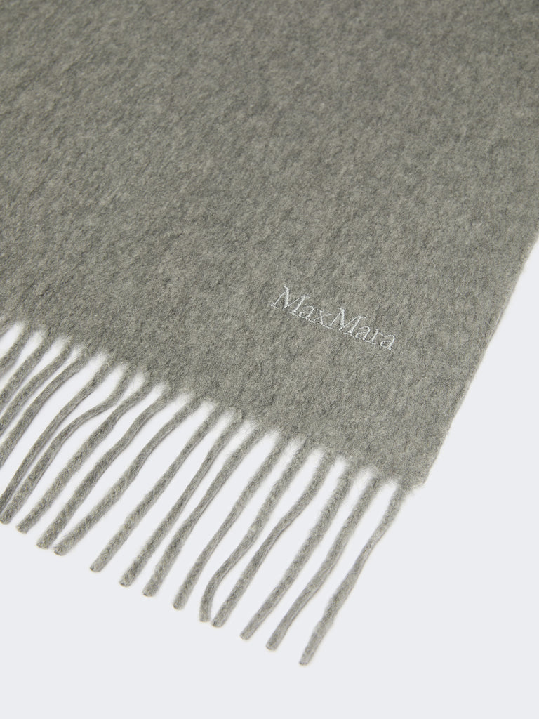max mara cashmere stole with logo