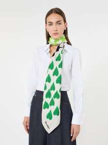 Heritage Foulard New Edition - Max Mara’S 75Th Anniversary for Women - White - Max Mara UAE