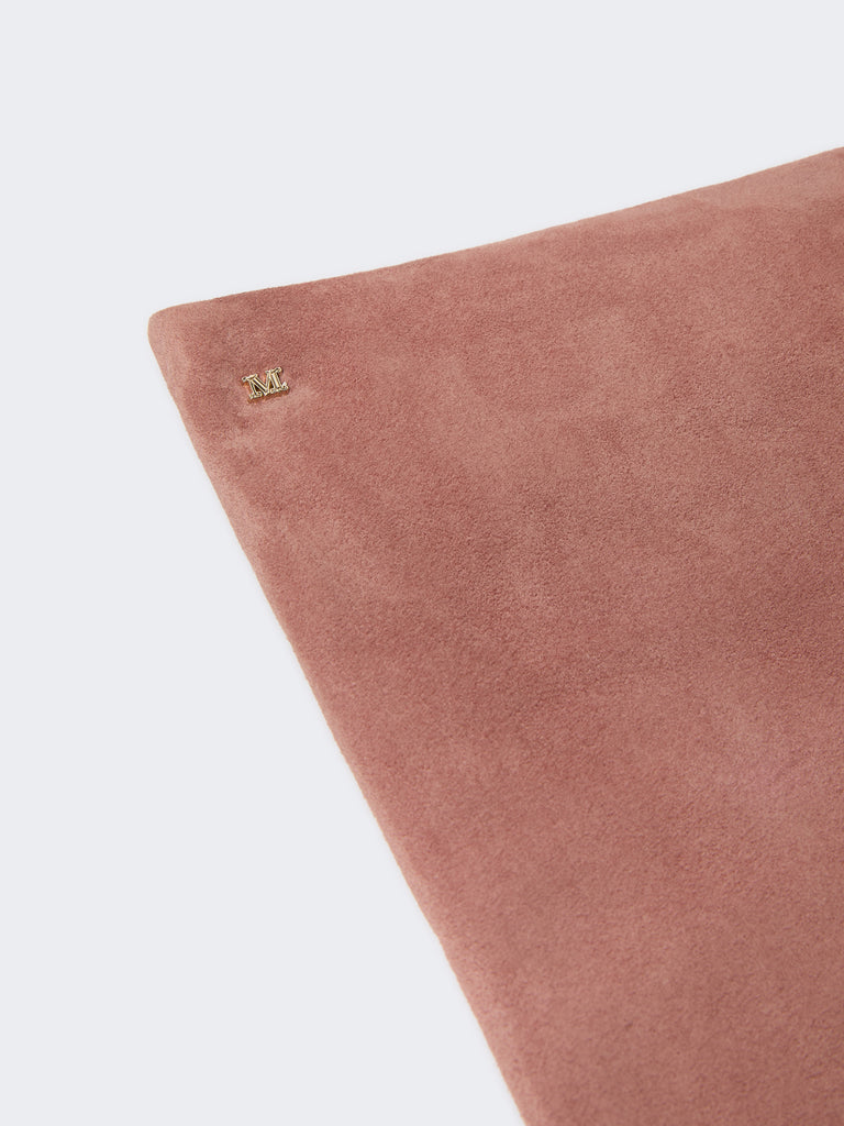 max mara extra-long suede gloves