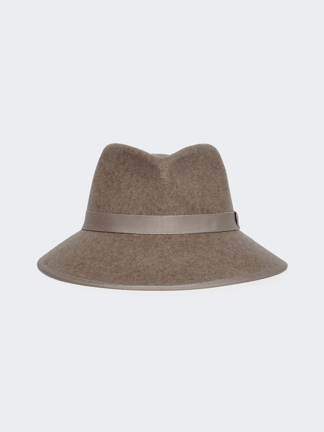 Wool Felt Hat for Women - Beige - Max Mara UAE