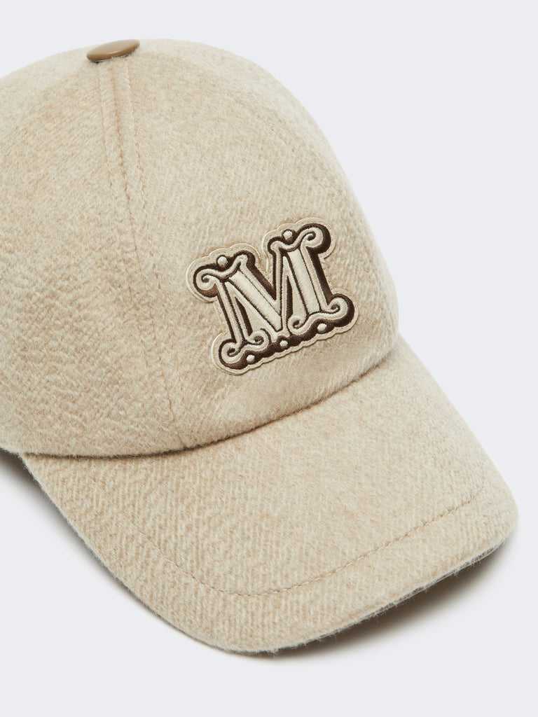max mara cashmere drap baseball cap