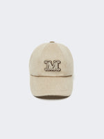 max mara cashmere drap baseball cap for women