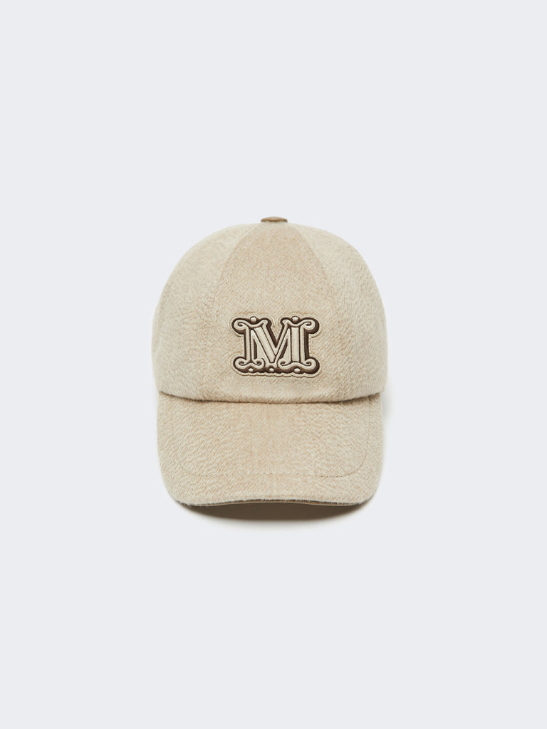 max mara cashmere drap baseball cap