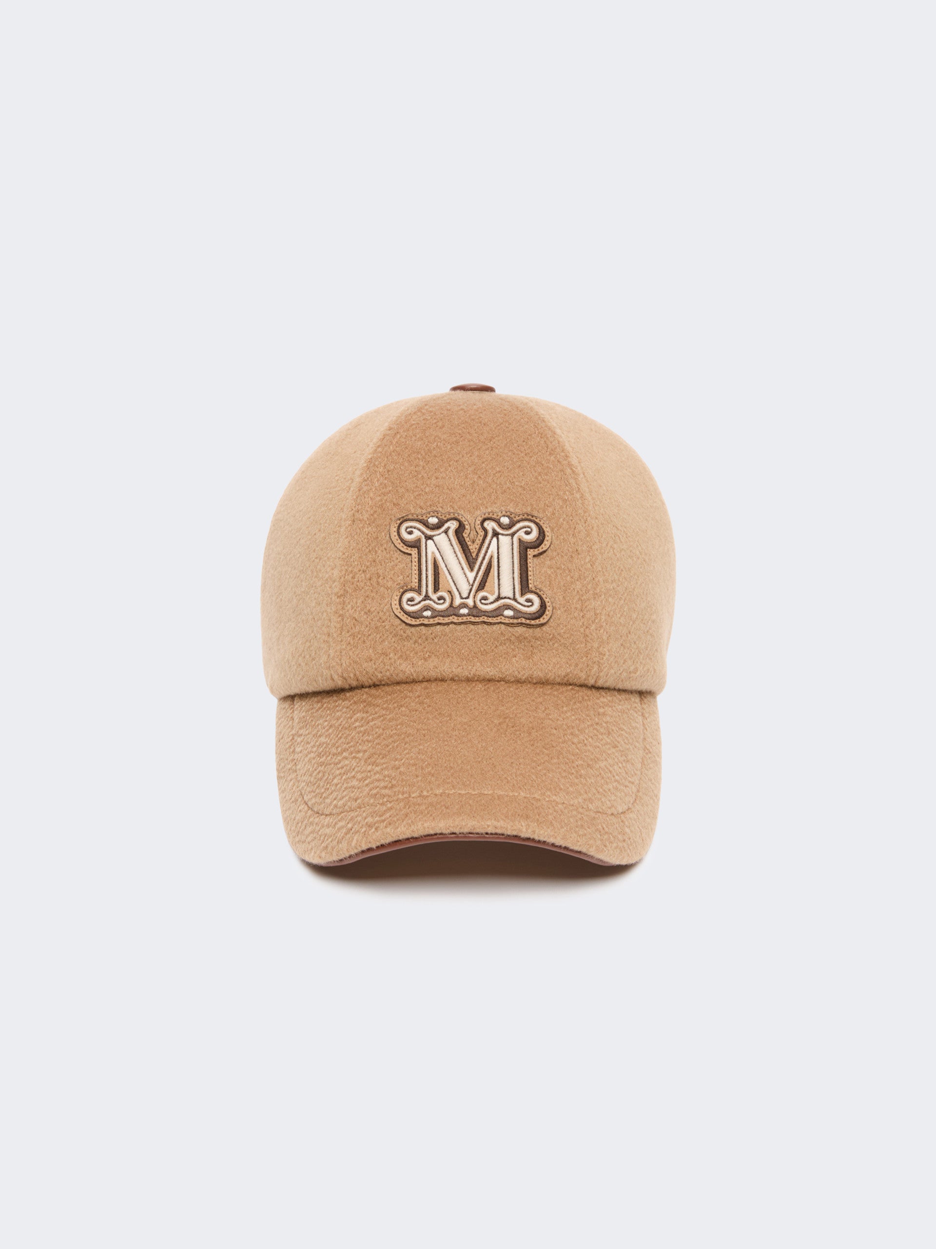 max mara cashmere double drap baseball cap for women