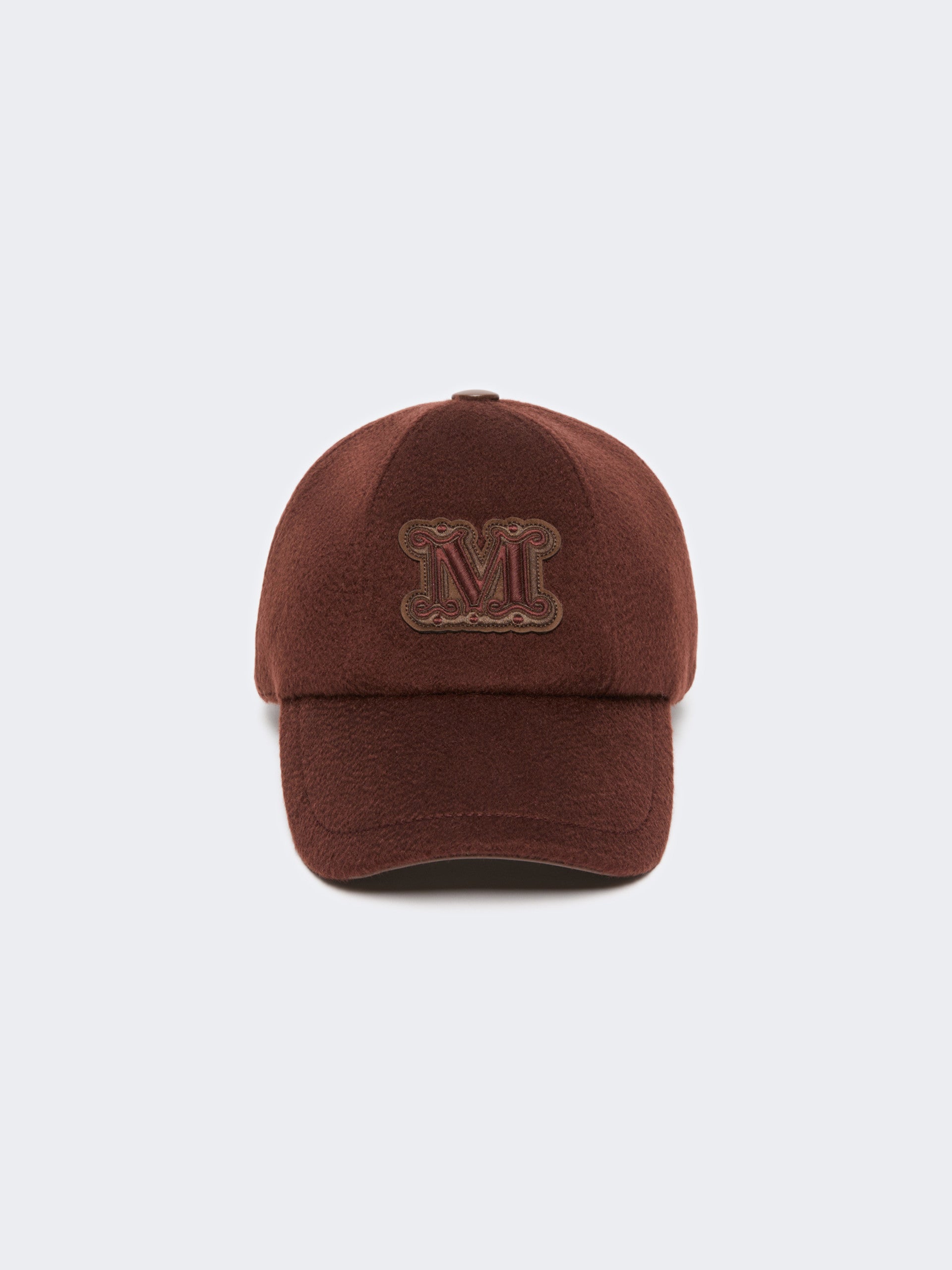 max mara cashmere double drap baseball cap for women