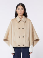 max mara boxy-fit cashmere cape for women