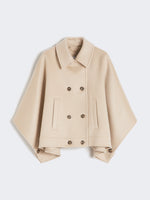 max mara boxy-fit cashmere cape for women