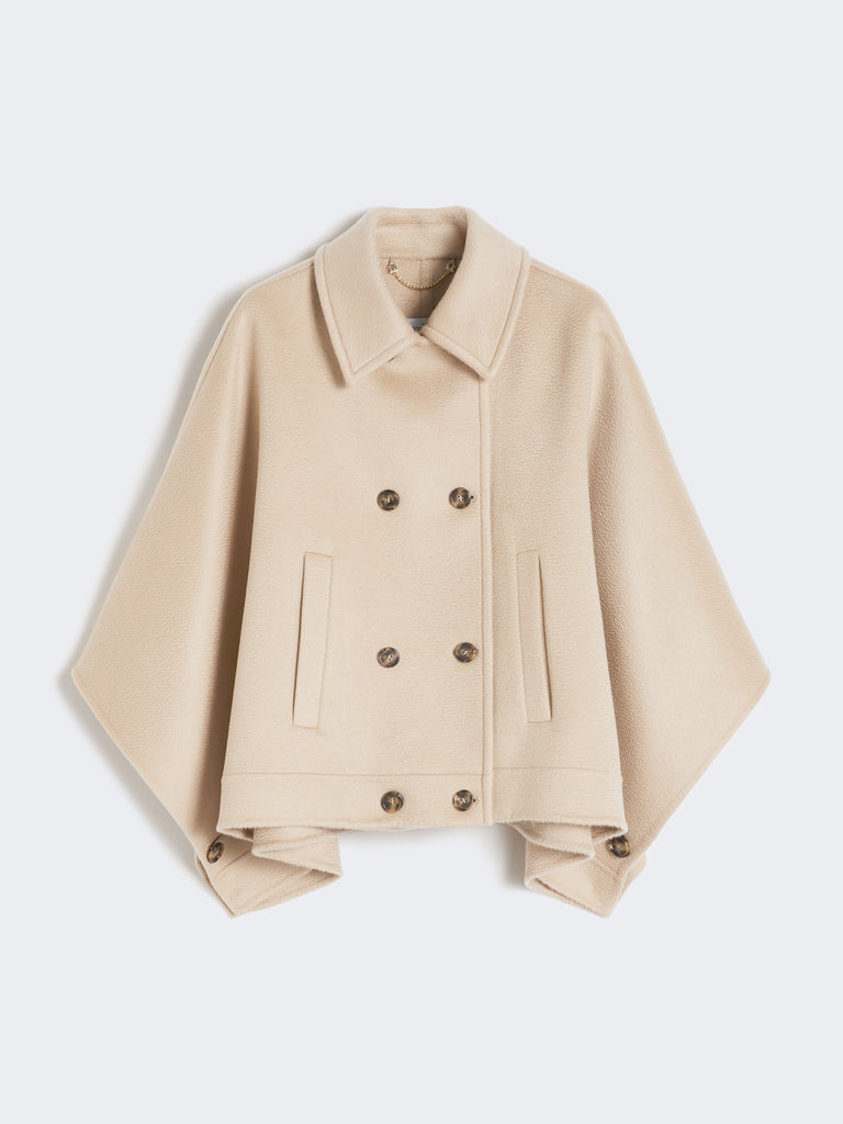 max mara boxy-fit cashmere cape