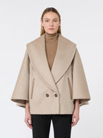 max mara cape in cashmere drap for women
