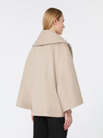 max mara cape in cashmere drap for women