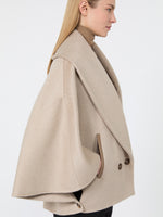 max mara cape in cashmere drap for women